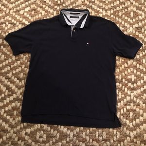 Men’s Tommy Hilfiger navy blue polo XL